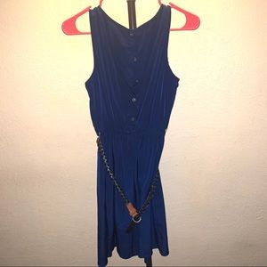 Blue Casual Summer Dress